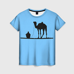 Футболка женская Верблюд, цвет: 3D-принт