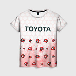 Футболка женская Тойота - Racing Паттерн, цвет: 3D-принт
