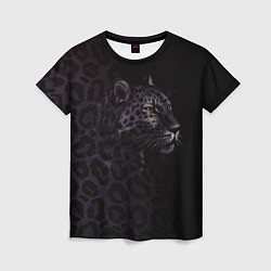 Футболка женская Леопард, цвет: 3D-принт