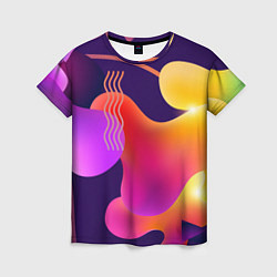 Футболка женская Rainbow T-Shirt, цвет: 3D-принт