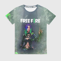 Футболка женская Фри Фаер Garena Free Fire Z, цвет: 3D-принт