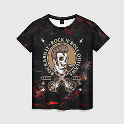 Женская футболка Элвис Пресли Rock n roll