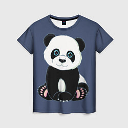 Футболка женская Милая Панда Sweet Panda, цвет: 3D-принт