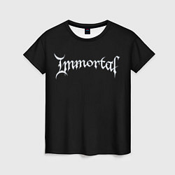 Футболка женская Immortal, цвет: 3D-принт