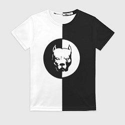 Женская футболка PITBULL SYNDICATE ПИТБУЛЬ СИ