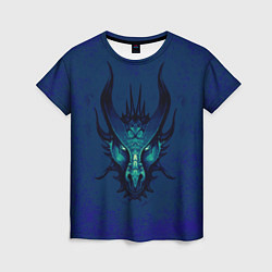 Женская футболка Водяной дракон