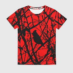 Футболка женская Хоррор Мрачный лес, цвет: 3D-принт