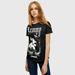 Футболка женская RIP Lemmy, цвет: 3D-принт — фото 2