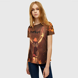 Футболка женская Haikyu Волейбол Z, цвет: 3D-принт — фото 2