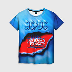 Футболка женская ACDC - The Razor’s Edge, цвет: 3D-принт