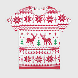 Футболка женская Зимняя ночь, цвет: 3D-принт