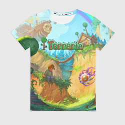 Футболка женская Terraria Террария Z, цвет: 3D-принт
