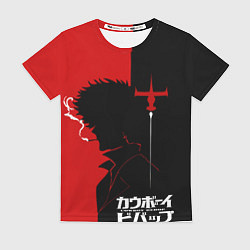 Женская футболка Ковбой Бибоп с сигаретой