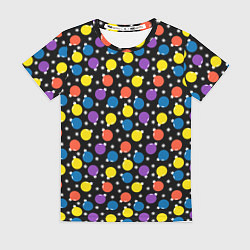 Женская футболка Новогодние Лампочки