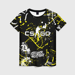 Футболка женская CS:GO Брызги красок, цвет: 3D-принт