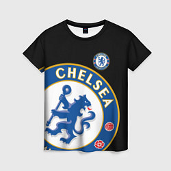 Футболка женская ЧЕЛСИ CHELSEA BIG LOGO, цвет: 3D-принт