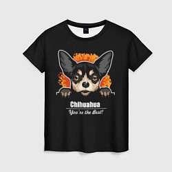 Женская футболка Чихуахуа Chihuahua