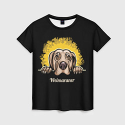 Женская футболка Веймаранер Weimaraner