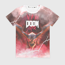 Футболка женская DOOM VFR VR FAN GAME, цвет: 3D-принт