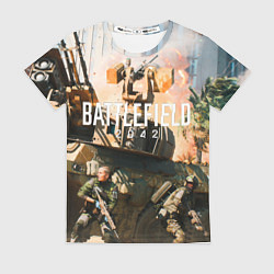 Футболка женская Battlefield 2042 - отряд, цвет: 3D-принт