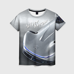 Футболка женская Mercedes-Benz EQ Silver Arrow Concept, цвет: 3D-принт