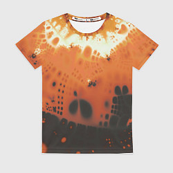 Футболка женская Коллекция Journey Оранжевый взрыв 126-3 2, цвет: 3D-принт