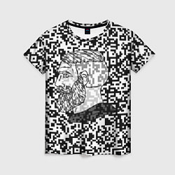 Футболка женская QR-code Nordic Gamer, цвет: 3D-принт