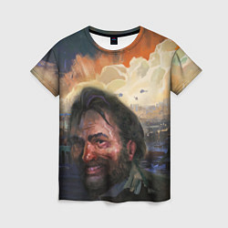 Женская футболка Disco Elysium Harrier Du Bois