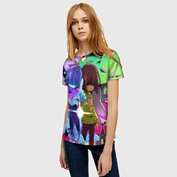 Футболка женская Deltarune - Легенда о Руне Дельта, цвет: 3D-принт — фото 2