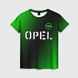 Футболка женская ОПЕЛЬ Opel 2, цвет: 3D-принт
