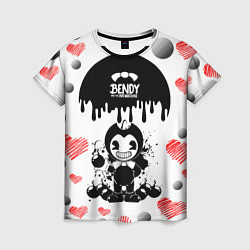 Футболка женская BOMB LOVE BENDY AND THE INK MACHINE, цвет: 3D-принт