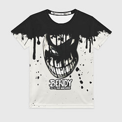 Футболка женская Bendy And The Ink Machine чернила, цвет: 3D-принт