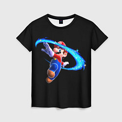 Женская футболка Марио волшебник
