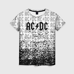 Женская футболка ACDC rock