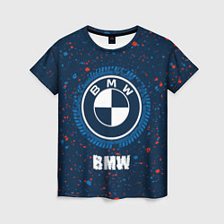 Футболка женская BMW BMW Брызги, цвет: 3D-принт