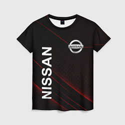 Женская футболка Nissan, Ниссан Абстракция