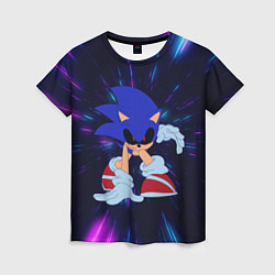 Футболка женская SONIC EXE СОНИК, цвет: 3D-принт
