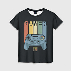 Футболка женская GAMER Геймер, цвет: 3D-принт