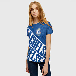 Футболка женская Chelsea , Челси, цвет: 3D-принт — фото 2