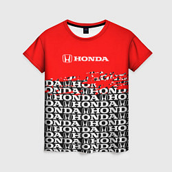 Футболка женская Honda - Pattern, цвет: 3D-принт