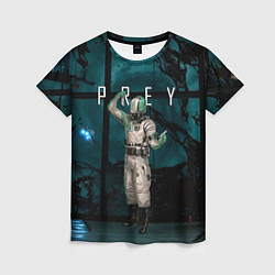 Женская футболка Ученный из игры Prey