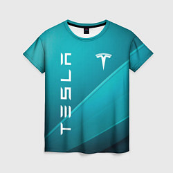 Футболка женская Tesla - Sport, цвет: 3D-принт