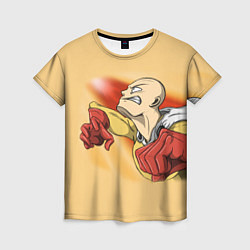 Женская футболка Сайтама - One Punch Man