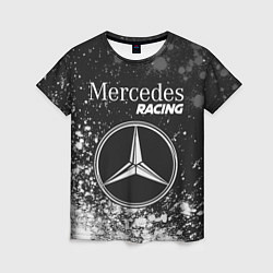 Футболка женская MERCEDES Racing - Арт, цвет: 3D-принт