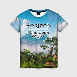 Футболка женская Horizon Forbidden West Хоризон Запретный Запад, цвет: 3D-принт