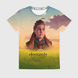 Футболка женская Horizon Forbidden West Aloy, цвет: 3D-принт