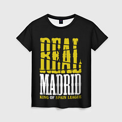 Футболка женская Real Madrid Реал Мадрид, цвет: 3D-принт