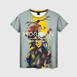 Женская футболка Horizon forbidden west Aloy