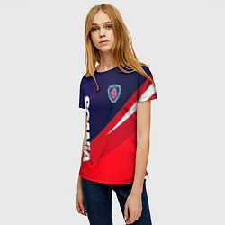 Футболка женская Scania Скания, цвет: 3D-принт — фото 2