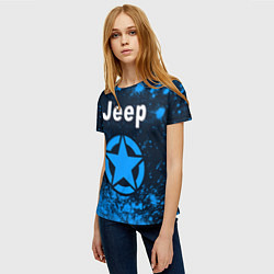 Футболка женская JEEP Арт, цвет: 3D-принт — фото 2